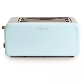 CREATE - Tostadora para rebanadas anchas - Ranuras grandes - 6 niveles de potencia - Grande - 1500W - Azul Pastel