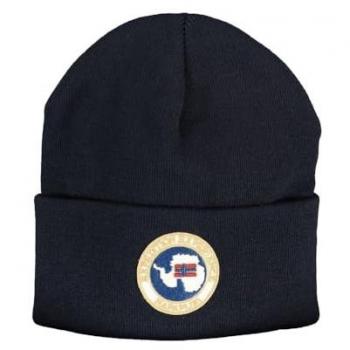 Napapijri F-Mountain 1 Unisex Blue Marine Beanie - One Size Acrylic Hat