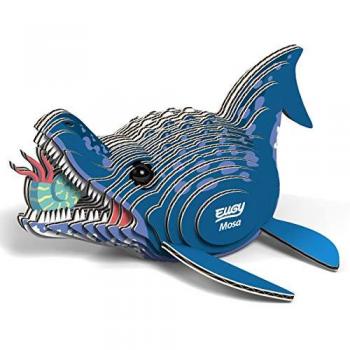 Rompecabezas 3D de Papel Eco-Amigable Mosasaurio EUGY