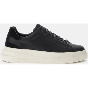 Zapatillas Guess Elba de hombre con suela voluminosa y cordones logotipados, color negro