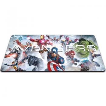 Alfombrilla de Ratón XL Avengers con diseño temático de los personajes de Marvel, superficie suave para un deslizamiento óptimo, base antideslizante para mayor estabilidad, tamaño extragrande que proporciona amplio espacio para el mouse y
