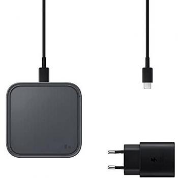 Cargador Inalámbrico Samsung Super Fast 15W EP-P2400TBEGEU Gris