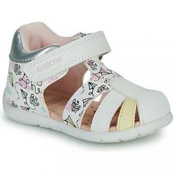 Sandalias Geox B Elthan Girl para Primeros Pasos en Blanco