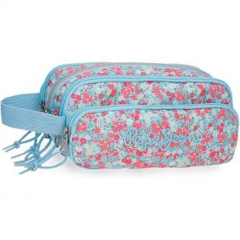 Estuche Pepe Jeans Aide cinco compartimentos