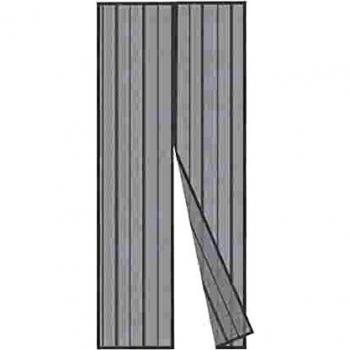 Sekey Cortina Magnética de Puerta a Prueba de Mosquito para Puertas de Madera, Puertas de Hierro, Puertas Metálicas, Puertas del Balcón, Puertas de RV, Cierre Magnético Automático,220 x 110 cm, Blanco