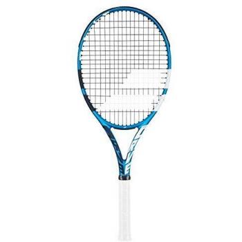 Raqueta de tenis Babolat EVO Drive con tecnología avanzada y encordado profesional