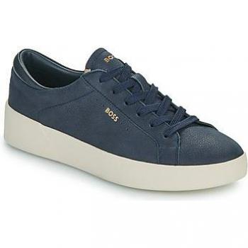 BOSS Orange Belwar Tenn Men's Trainers - Dark Blue 401 - UK8 EU42 US9
