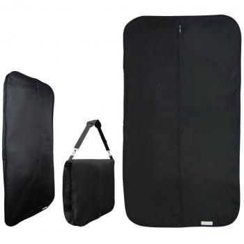 Hangerworld - Porta Trajes De Nylon Con Asa, Impermeables, Color Negro, 112 cm, 2 Unidades