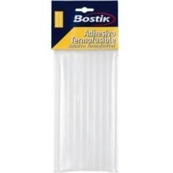 Bostik, Adhesivo termofusbile polivalente de uso general para aplicación con pistolas encoladoras en gran variedad de materiales, Transparente, Barritas de 20 cm long* 11.5 mm aprox, Bolsa de 170 g