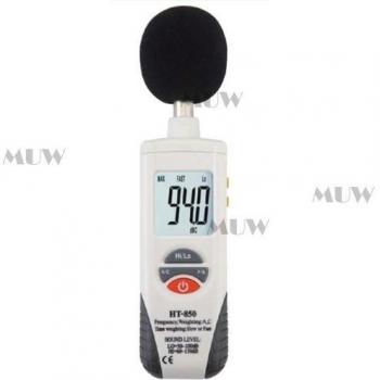 Muw® xintest HT850 Medidor Digital de Nivel de Sonido portátil Medidor de calibre escala de sonido 30dB-130dB 1.5db precisión
