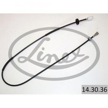 LINEX Tacho Shaft 14.30.36 - Árbol flexible del velocímetro, compatible con vehículos que requieren un cable de 14.30.36, diseñado para transmitir la velocidad de manera precisa, fabricado con materiales duraderos