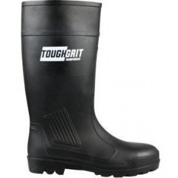 Tough Grit Larch Safety Wellington Boot - Black Size 11
