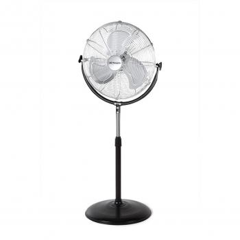 Orbegozo PWS 1846 – Ventilador industrial de pie, aspas metálicas, 3 velocidades de ventilación, 45 cm de diámetro y potencia de 135 W