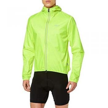 PRO-X Elements Men's Waterproof Air Jacket - Lightweight, Breathable Bike Jacket - Neon Yellow - XL