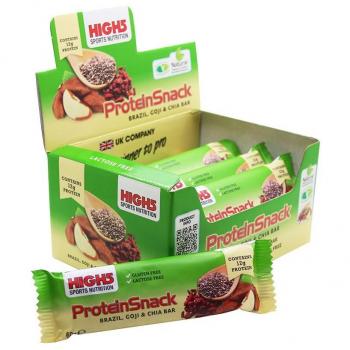 12 x ProteinSnack Bar 60 g Brazil Nuts - Goji Berries - Chia Seeds