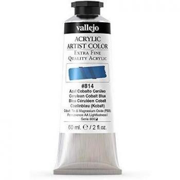 Vallejo Acrylic Artist Color 16814 Cerulean Cobalt Blue