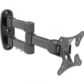 TV Pared 13 15 16 17 19 20 21 22 24 26 27 pulgadas, orientable, inclinable, extensible, para VESA 50 x 50, 75 x 75, 100 x 100, 30 kg de carga