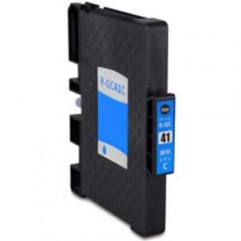 Cartucho de Tinta Pigmentada Genérico para Ricoh GC41 Cyan 405766/405762 Compatible, 22ml