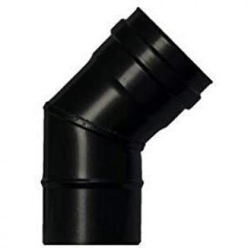 CODO EXOJO PARA ESTUFA PELLET VITRIFICADO 45 º