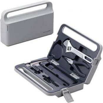HOTO Juego de herramientas inalámbricas para el hogar con destornillador recargable, incluye un kit de bricolaje