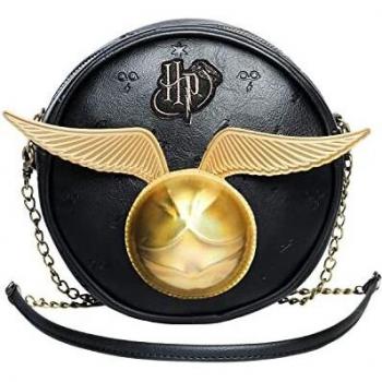 Karactermania 2895, Bolso Redondo Wings Unisex, Negro,