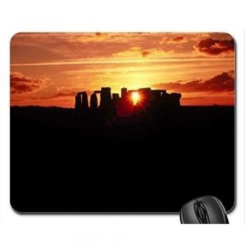 wiltshire 1920x1200 uk stonehenge sunset united kingdom Mouse Pad, Mousepad