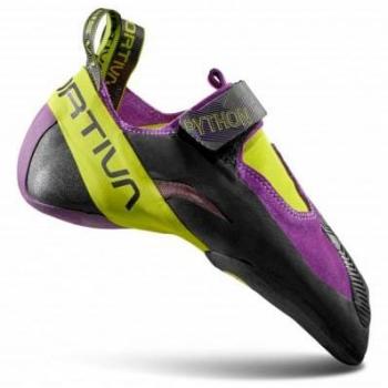 Pies de gato La Sportiva Python para niños en color morado y lima