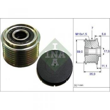 Rueda libre del generador y alternador INA 535 0159 10