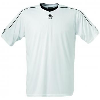 Uhlsport Stream II – Camiseta de Manga Corta, Todo el año, Unisex, Color Blanco/Negro, tamaño XXL