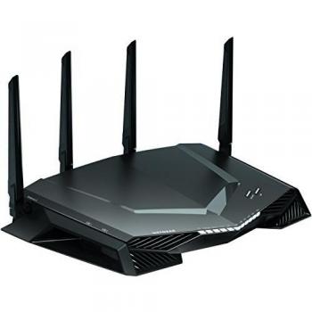 NETGEAR Nighthawk Pro Gaming WiFi Router- Powered by Netduma DumaOS AC2600 Dual band wireless Gigabit Ethernet speeds- Control your ping and latency- Works with Xbox, PlayStation, PC and more,