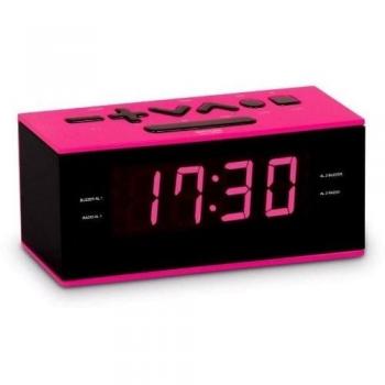 Bigben Interactive RR60 - Radio despertador, rosa