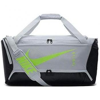 Nike Brasilia Duffel 9.0 MTRL SP20 - Bolsa de Deporte, Color Gris Ahumado, Talla única