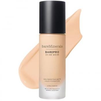 bareMinerals BAREPRO 24HR Matte Comfort Liquid Foundation SPF 20 - Fair 10 Warm
