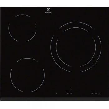 Electrolux EHF6231FOK - Placa Vitrocerámica EHF6231FOK Con 3 Zonas De Cocción
