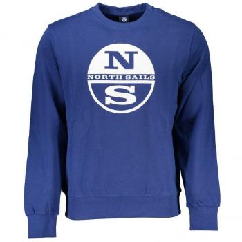 North Sails Blue Cotton Sweatshirt - Size S
