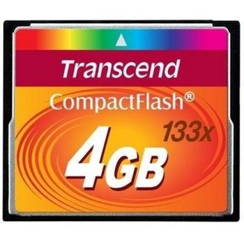 Transcend TS4GCF133 memoria flash - Tarjeta de memoria
