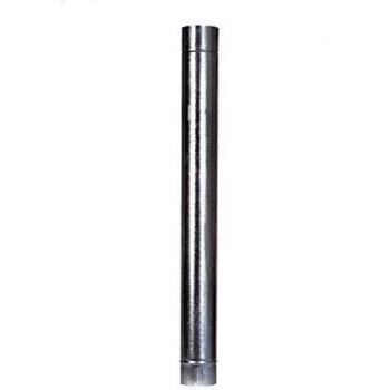 Theca 7500023 Tubo acero chapa galvanizada, largo 1000 mm, 200 mm, espesor 0.8 mm