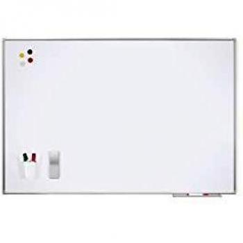 Rocada | Pizarra Blanca Magnética 100 x 200 con Marco de Aluminio | Pizarra de Pared Fácil de Borrar | Lacada con Marco de Aluminio Anodizado | Para Escritura con Rotuladores de Borrado en Seco