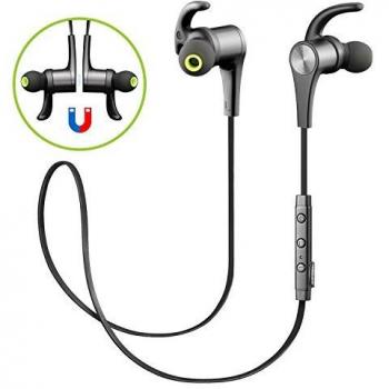 Auricular magnético SoundPEATS Auriculares Bluetooth 4.1 Cascos inálambrico Deportivos, tecnología APTX y de Ruido de Cancelación CVC 6.0,Sonido Estéreo de calidad superior--Q12