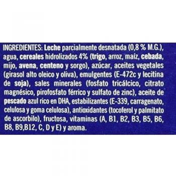 Puleva MAX Leche Fortificada para Crecimiento y Desarrollo con Cereales, Pack de 6 x 1L