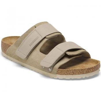 Chanclas Birkenstock Uji Taupe - Sandalias de Mujer, Hombre, Niña y Niño, color taupe, diseño ergonómico, plantilla de corcho natural, suela antideslizante
