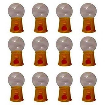 TOYANDONA Máquinas de Chicles en Miniatura Dispensador de Chicle Pequeño Pastel de Cumpleaños para Niños Novedad Fiesta de Cumpleaños Favor para Gumballs Dulces de Chocolate 12 Piezas