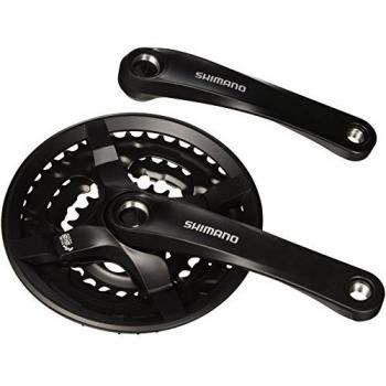 SHIMANO Bielas Tourney TY501 6/7/8V, Hombres, Negro, Estándar