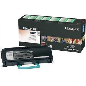 Lexmark E260A11E Cartucho de Tóner Original Negro, Rendimiento Estándar de 3500 Páginas