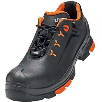 Zapato de seguridad bajo uvex 2 S3 ESD SRC talla 45 negro/naranja