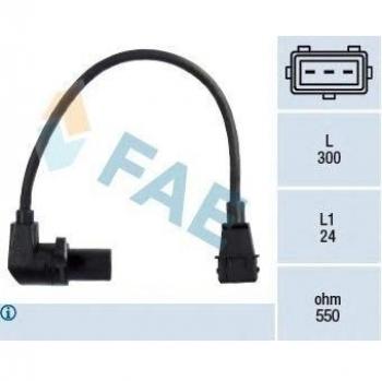 FAE 79218 Generador de impulsos, cigüeñal, negro
