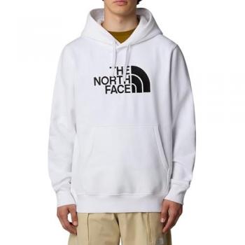 Sudadera con capucha para hombre The North Face Drew Peak blanca, color blanco, talla M