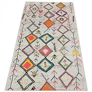 Alfombra de Poliéster Estampada 160 x 230 cm Modelo Cavecavern Multicolor - Diseño Único