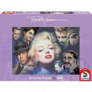 Marilyn Monroe and Friends 1000-Piece Puzzle by Renato Casaro