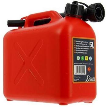 Bidón de combustible homologado Precision Steel 5L rojo